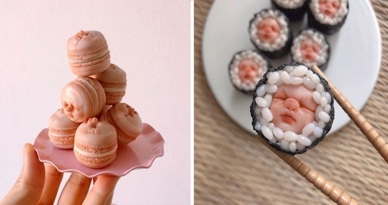 Ova umjetnica izrađuje razne minijature hrane s uznemirujuće realističnim licima bebe