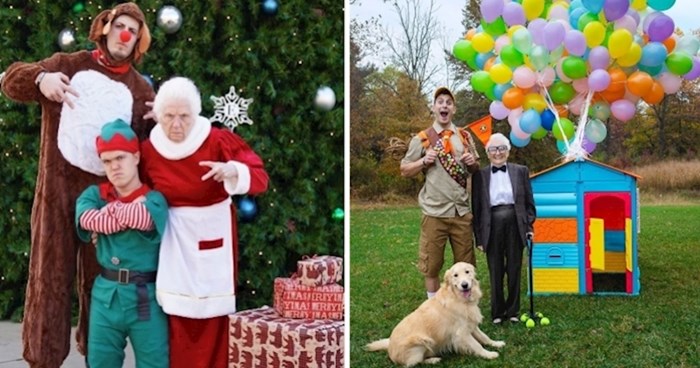 20 fotografija bake i unuka u zabavnim kostimima koje ljudi obožavaju