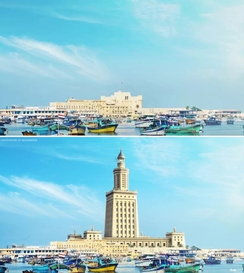 Aleksandrijski svjetionik na otok Faru pred Aleksandrijom