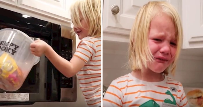 VIDEO Pogledajte reakciju djevojčice kad joj kažu da su joj pojeli sve slatkiše od Noći vještica