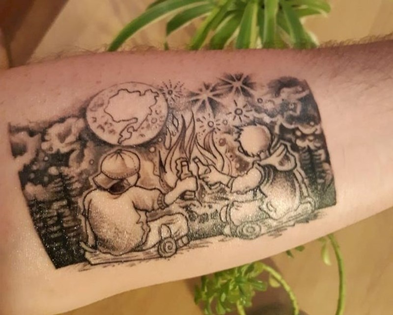 “Najbolji prijatelj preminuo je prošle godine. Napravio sam svoju prvu tetovažu da se sjetim svih lijepih uspomena."