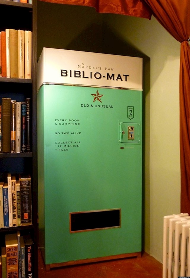 #5 Za dva dolara ovaj automat daruje vam knjigu!