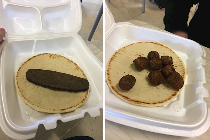 ""Gyros" i "Falafel" u kantini moje škole."