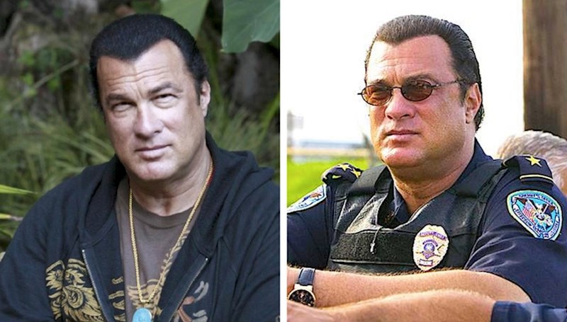 9. Steven Seagal radi kao običan policajac.