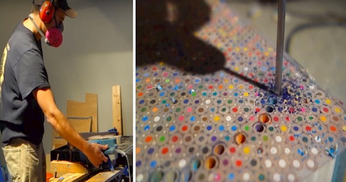 VIDEO Pogledajte koji instrument ovaj čovjek izrađuje s više od 1200 bojica