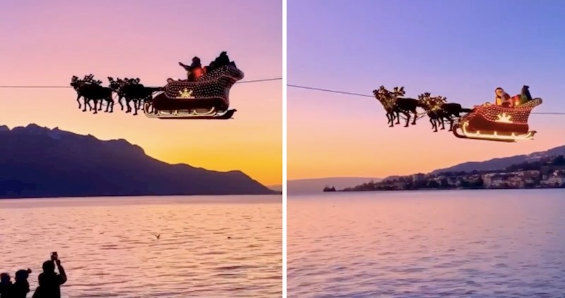 Doživite predstavu Djeda Mraza koju možete uživo vidjeti u Montreuxu u Švicarskoj