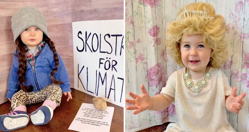 Ova majka svoju kćer je odjenula po uzoru na utjecajne žene iz povijesti i današnjeg vremena