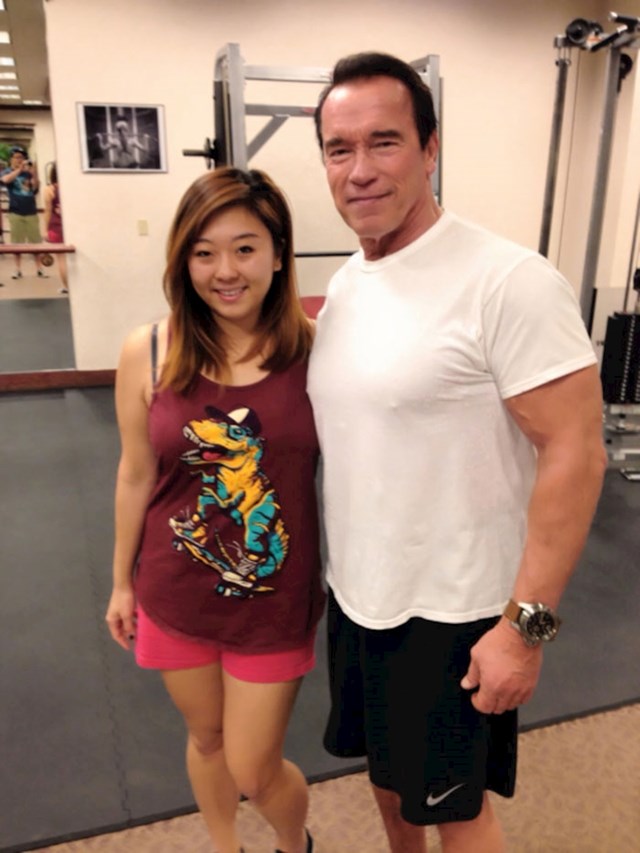 "Upoznala sam Arnolda Schwarzeneggera u teretani."