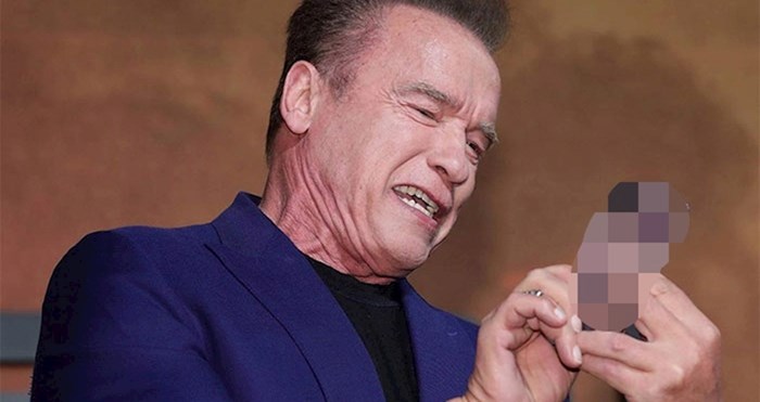 Netko je primijetio da Arnold Schwarzenegger ima najsmješniju maskicu za mobitel