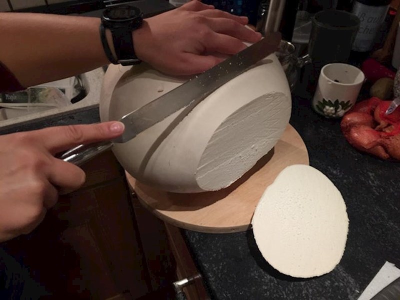 "Ogromna gljiva puhara koju je moja sestra pronašla u šumi!"