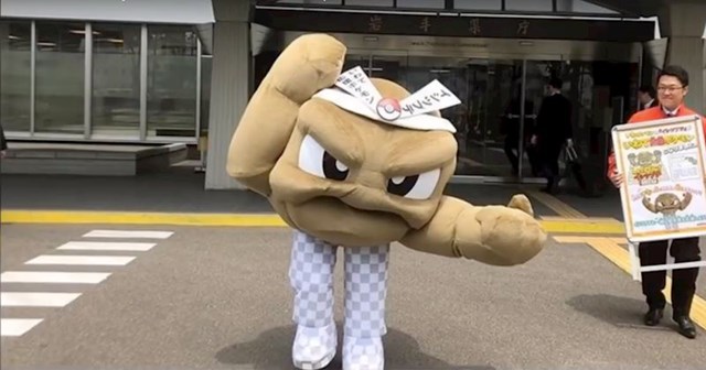 Pokemon Geodude ambasador je upravog okruga u Japanu.