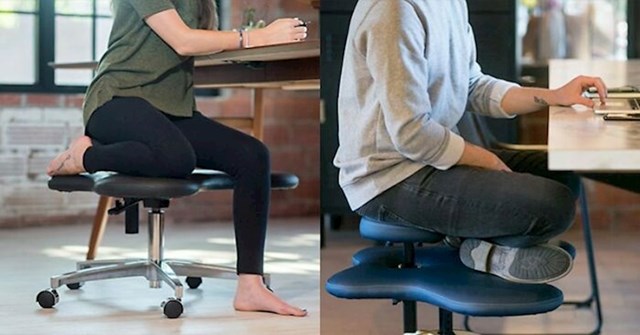 Stolica za ljude koji vole sjediti prekriženih nogu.