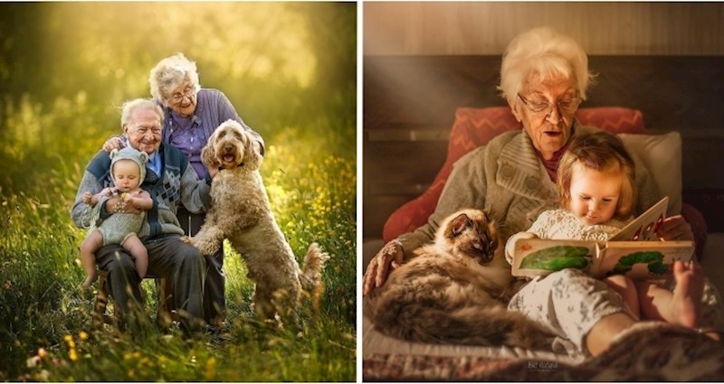 Ovaj fotograf nema uspomenu s djedom i bakom pa se odlučio na seriju ovih prekrasnih fotki