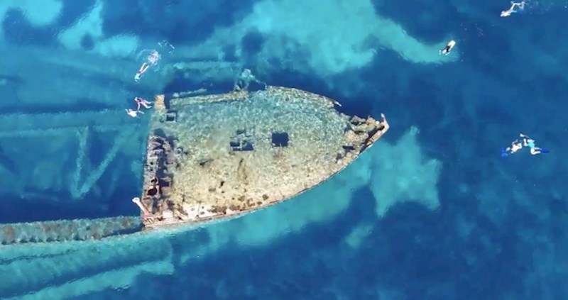 Ova očaravajuća olupina broda nalazi se na jednom hrvatskom otoku