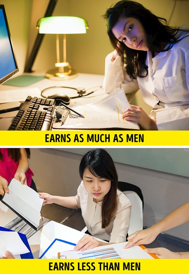 Žene su za svoj rad plaćene manje od muškaraca.
