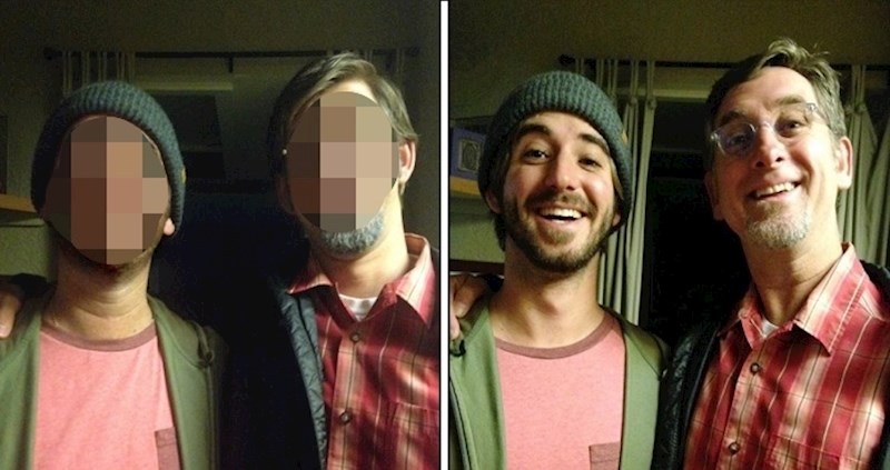 Otac i sin maskirali su se jedno u drugo, razlike gotovo pa nema