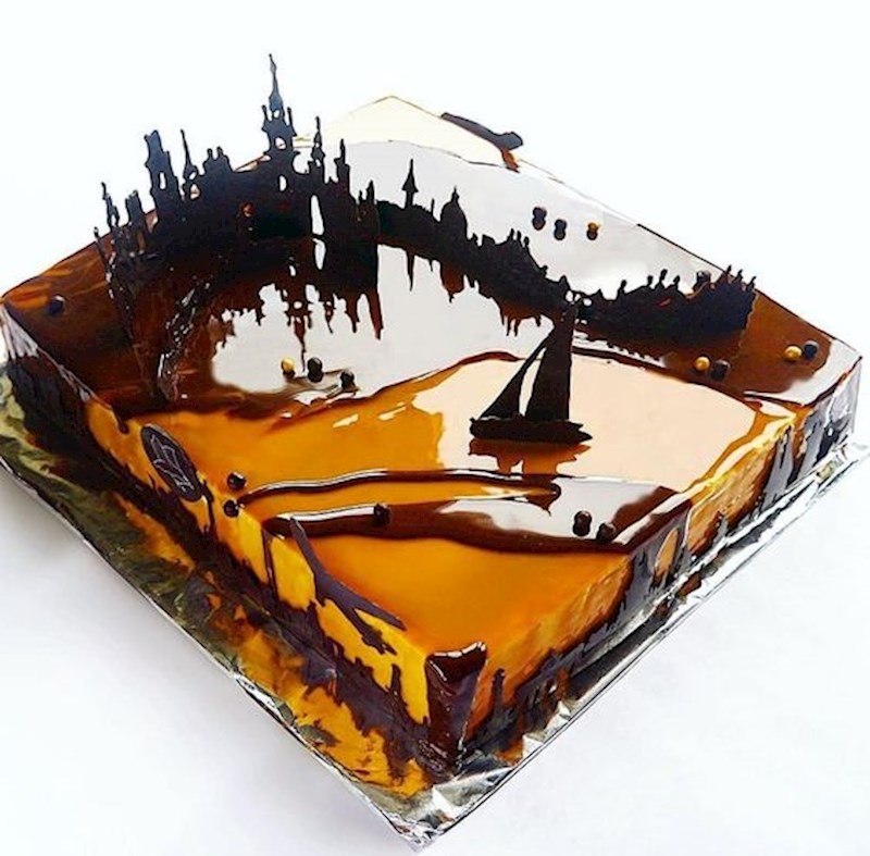 Torta od vanilije s čokoladom i karamelom!