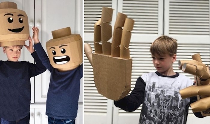 Ova umjetnica kostime izrađuje od kartonskih kutija