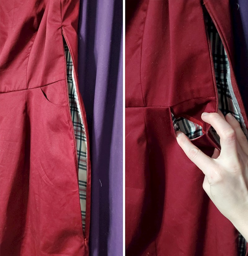 "Haljina nije imala džepove pa sam nacrtala vlastiti džepni uzorak!"