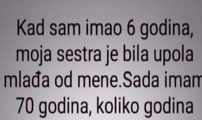 Komentar na postavljeno pitanje nasmijao je mnoge na Facebooku