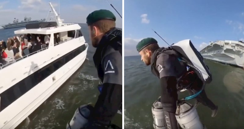 VIDEO Pogledajte kako izgleda luda vožnja s ruksakom za letenje