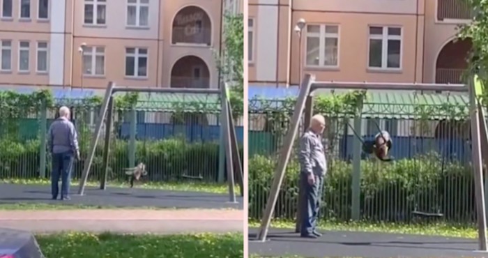 Njihova šetnja parkom vjerojatno će biti najslađa stvar koju ćete danas vidjeti