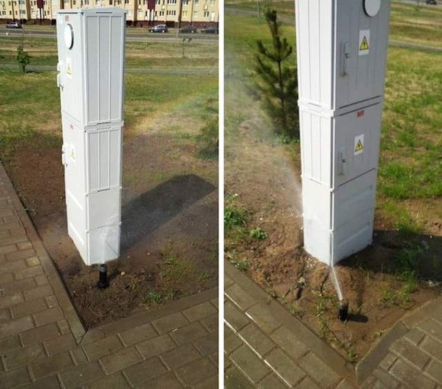 #12 Pogledajte ovaj opasni sustav za zalijevanje.