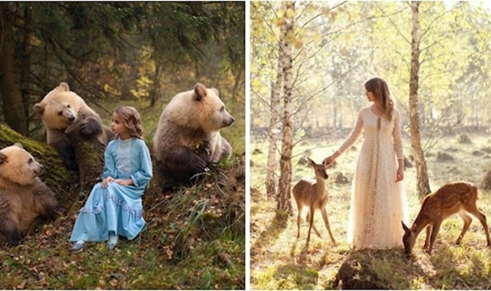 Ova fotografkinja stvara portrete sa životinjama koji izgledaju kao da su iz bajke