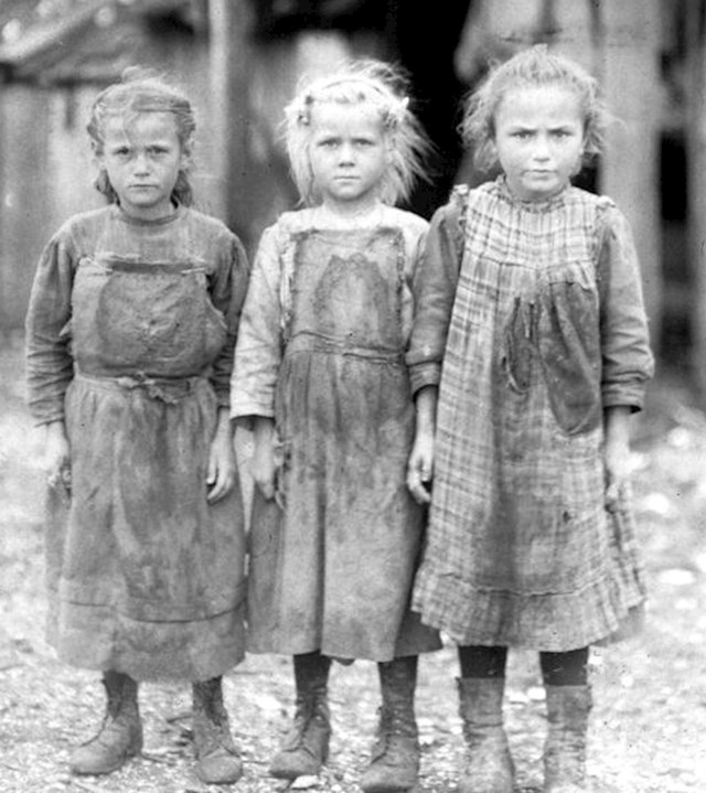 Djeca radnici, 1911. godine.