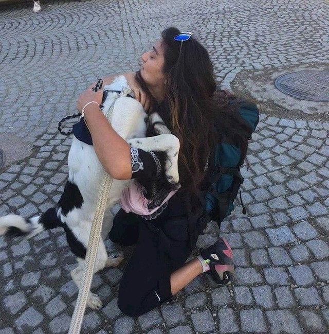 “Naš pas je nestao na 4 dana, i ovo je trenutak kada smo je našli. Hvala mještanima na pomoći! ”