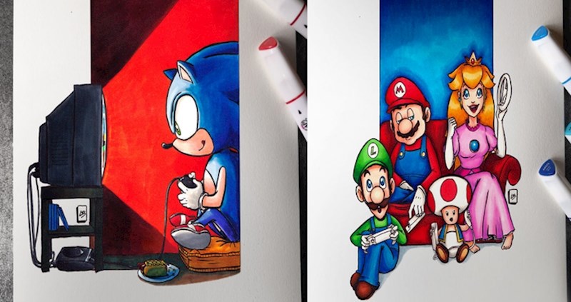 Pogledajte kako izgleda kada junaci video igara i sami igraju