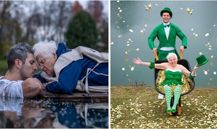 95-godišnja baka i njezin unuk dokaz su da zabava nema dobnu granicu; njihovi kostimi su hit!