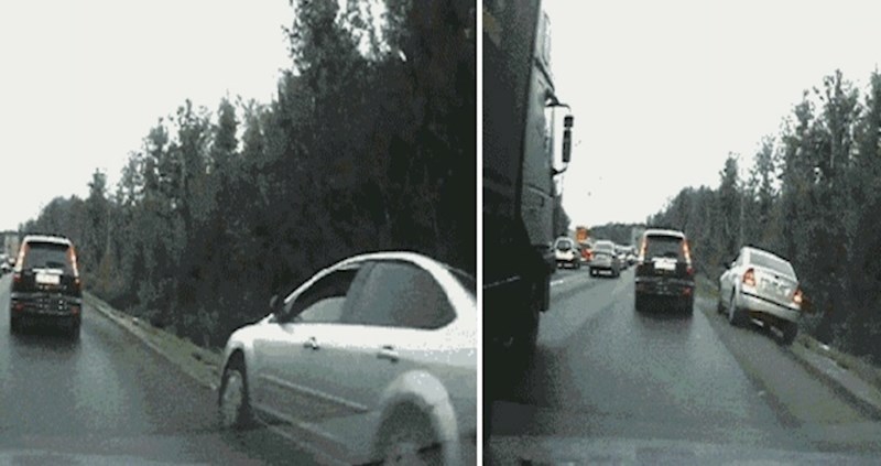 Ovaj nesavjesni vozač uskoro će doživjeti neugodno iznenađenje