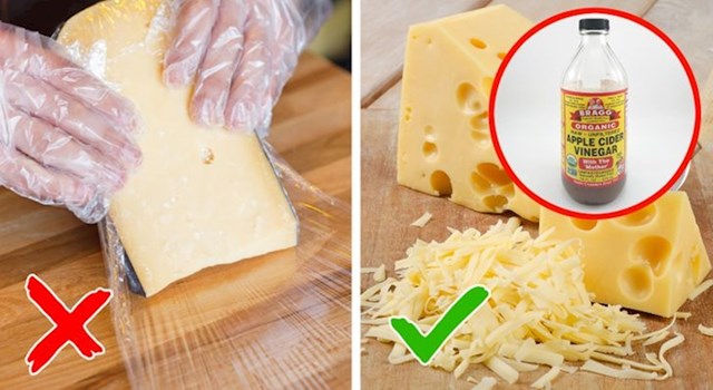 #9 Pospite malo octa na sir kako biste izbjegli plijesan.