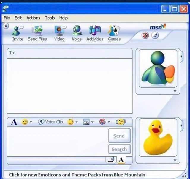 "MSN Messenger! Slanje emojia više od desetljeća prije nego što je postalo cool."