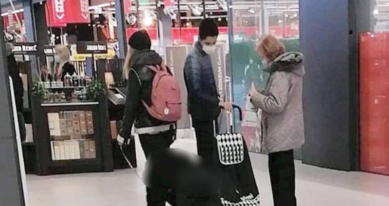 Netko je u trgovini fotografirao neobičnu šetnju na povodcu