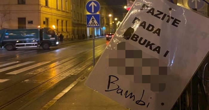 Netko je u Zagrebu "prepravio" natpis upozorenja na Ilici
