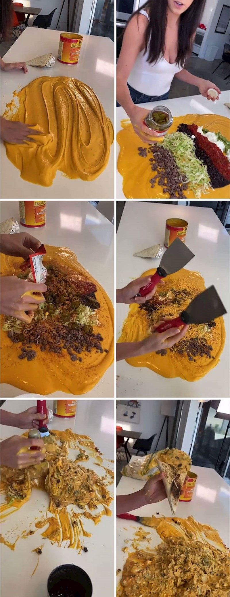 Nachosi pripremljeni kod kuće.