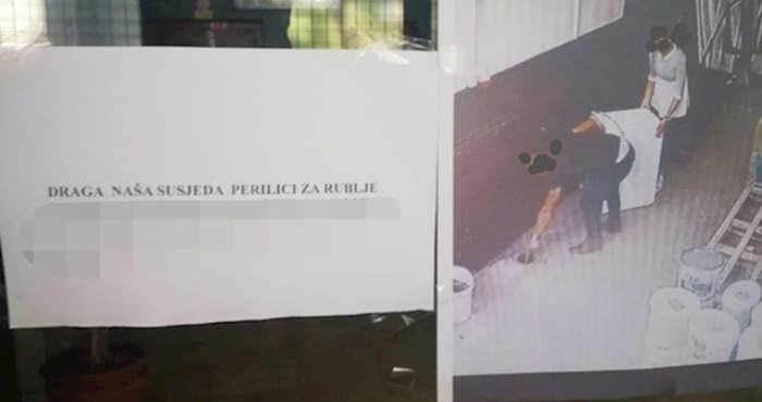 Mislila je da je nitko nije vidio, ali zaboravila je da u zgradi postoje nadzorne kamere