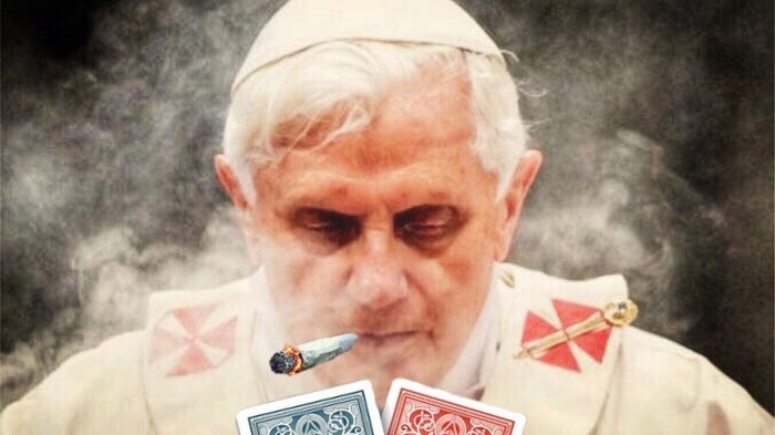 even pope like the dope 