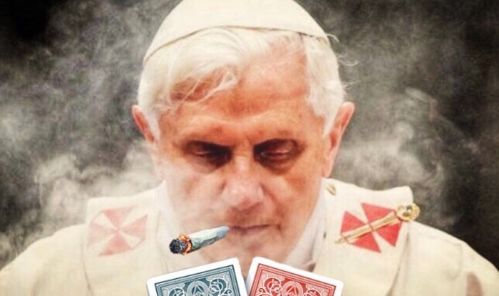 even pope like the dope 