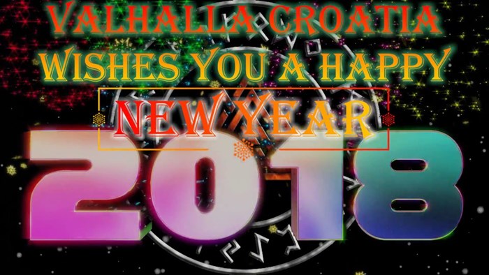 Valhalla Croatia wishes you all a happy 2018.
