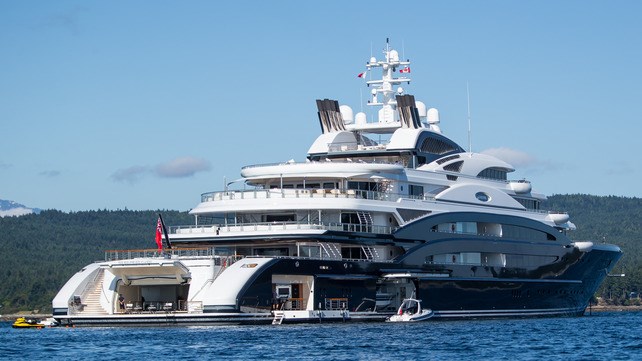 Luxury Mega Yacht Serene 134M.