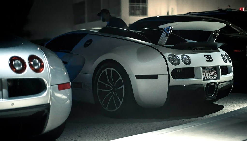 Bugatti Veyron night out.