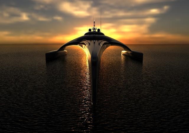 Adastra - Amazing Futuristic Super yacht 