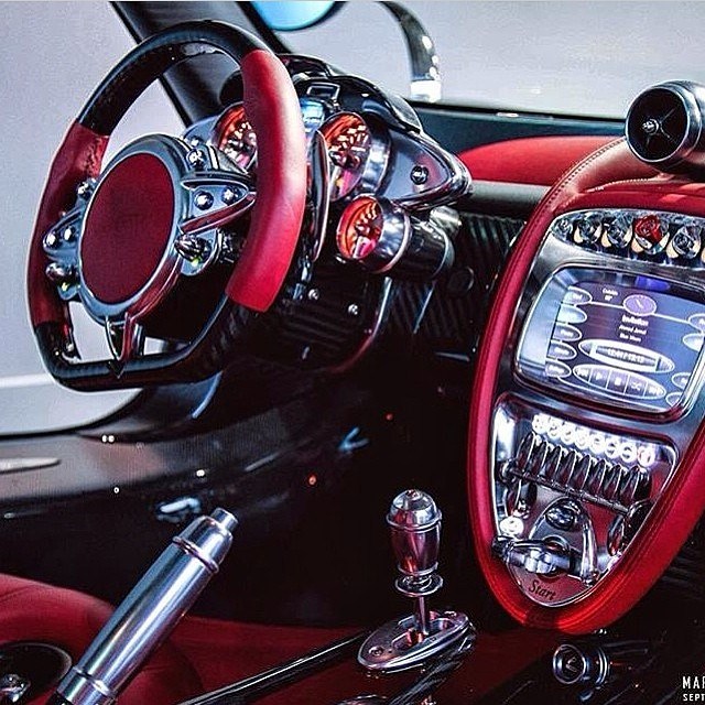 Pagani Zonda interior.