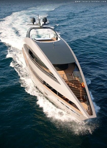 Norman Foster's 41-metre superyacht Ocean Emerald.