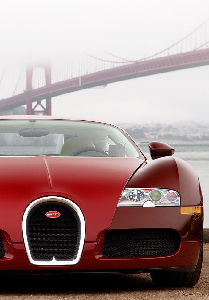 Red Bugatti.