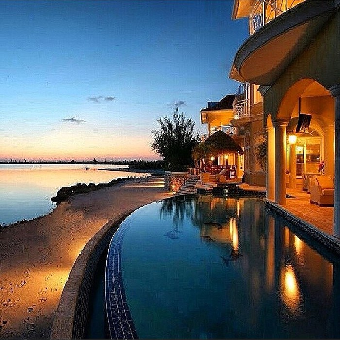 Pool with a view.