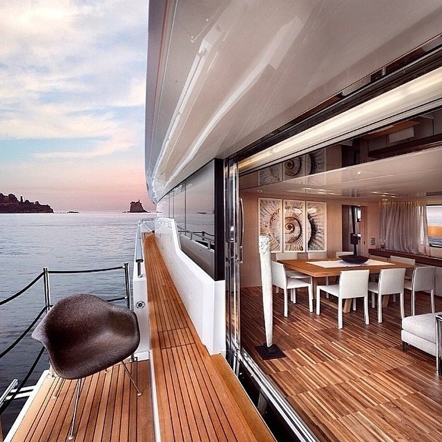 Yacht life.